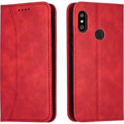 Bodycell Θήκη - Πορτοφόλι Xiaomi Mi A2 Lite / Redmi 6 Pro - Red (5206015059018)