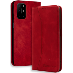 Bodycell Θήκη - Πορτοφόλι OnePlus 8T - Red (5206015060687)