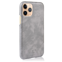 Crong Essential Cover - Σκληρή Θήκη Apple iPhone 11 Pro Max - Grey (CRG-ESS-IP11PM-GRY)