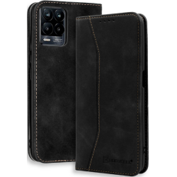 Bodycell Θήκη - Πορτοφόλι Realme 8 / 8 Pro - Black (5206015064135)