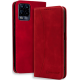Bodycell Θήκη - Πορτοφόλι Realme 8 / 8 Pro - Red (5206015064159)