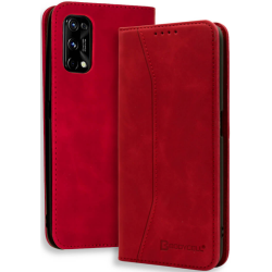 Bodycell Θήκη - Πορτοφόλι Realme 7 Pro - Red (5206015064098)