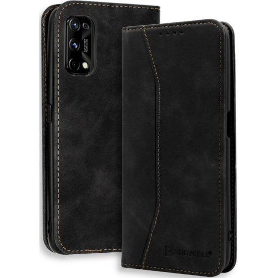 Bodycell Θήκη - Πορτοφόλι Realme 7 Pro - Black (5206015064074)
