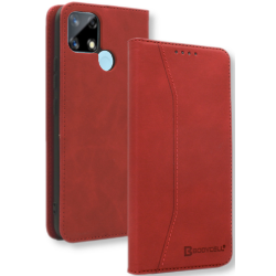 Bodycell Θήκη - Πορτοφόλι Realme 7i Global - Red (5206015000119)