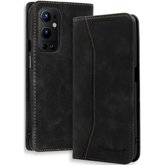Bodycell Θήκη - Πορτοφόλι OnePlus 9 Pro - Black (5206015063954)