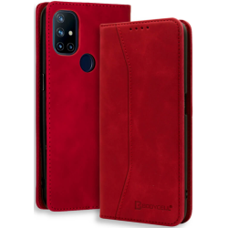 Bodycell Θήκη - Πορτοφόλι OnePlus Nord N10 5G - Red (5206015064005)
