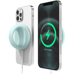 Elago Grip Magsafe Stand - Βάση Σιλικόνης για τον Ασύρματο Φορτιστή MagSafe - Mint (EMSGRIP-MT)