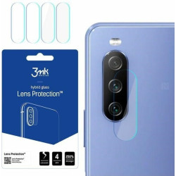 3MK Hybrid Glass Camera Protector - Αντιχαρακτικό Υβριδικό Προστατευτικό Γυαλί για Φακό Κάμερας Sony Xperia 10 III - 4 Τεμάχια (5903108386937)