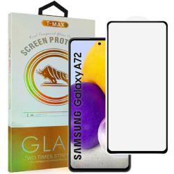 T-Max Premium 3D Tempered Glass Full Glue Fluid Despensing - Αντιχαρακτικό Γυαλί Οθόνης Samsung Galaxy A72 - Black (5206015066252)