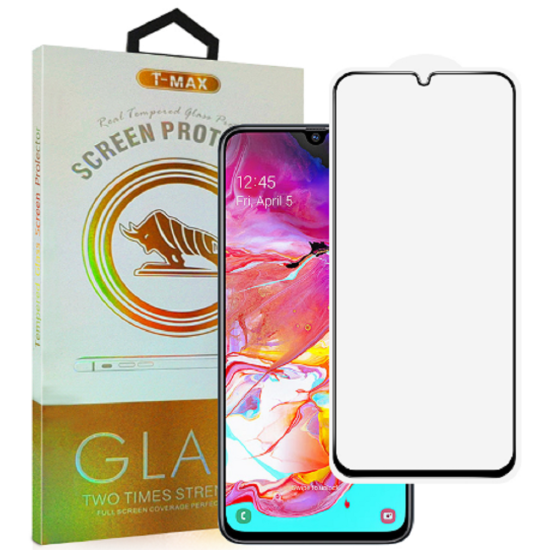 T-Max Premium 3D Tempered Glass Full Glue Fluid Despensing - Αντιχαρακτικό Γυαλί Οθόνης Samsung Galaxy A70 - Black (5206015066085)