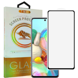 T-Max Premium 3D Tempered Glass Full Glue Fluid Despensing - Αντιχαρακτικό Γυαλί Οθόνης Samsung Galaxy A71 4G - Black (5206015066139)