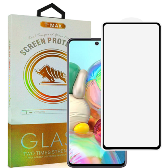 T-Max Premium 3D Tempered Glass Full Glue Fluid Despensing - Αντιχαρακτικό Γυαλί Οθόνης Samsung Galaxy A71 4G - Black (5206015066139)