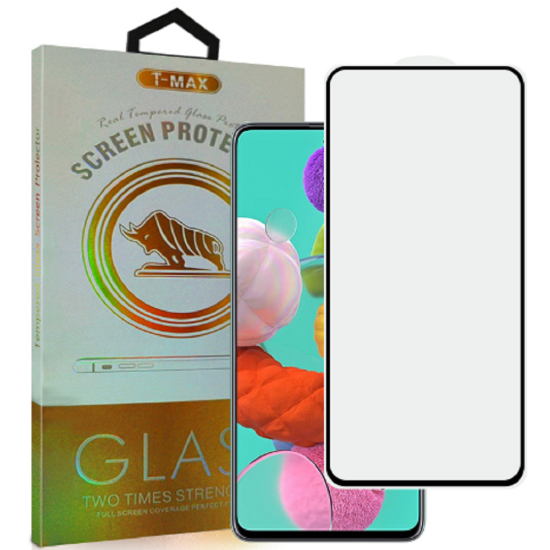 T-Max Premium 3D Tempered Glass Full Glue Fluid Despensing - Αντιχαρακτικό Γυαλί Οθόνης Samsung Galaxy A51 - Black (5206015066122)