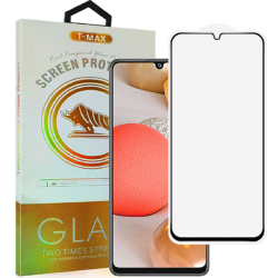 T-Max Premium 3D Tempered Glass Full Glue Fluid Despensing - Αντιχαρακτικό Γυαλί Οθόνης Samsung Galaxy A42 5G - Black (5206015066238)
