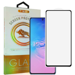 T-Max Premium 3D Tempered Glass Full Glue Fluid Despensing - Αντιχαρακτικό Γυαλί Οθόνης Samsung Galaxy S10 Lite - Black (5206015066207)
