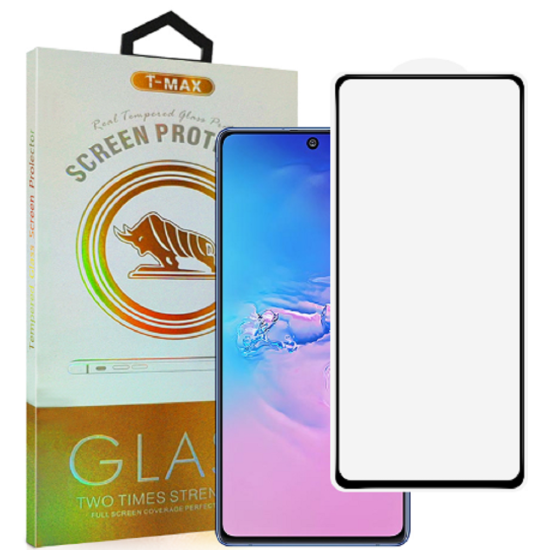T-Max Premium 3D Tempered Glass Full Glue Fluid Despensing - Αντιχαρακτικό Γυαλί Οθόνης Samsung Galaxy S10 Lite - Black (5206015066207)