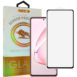 T-Max Premium 3D Tempered Glass Full Glue Fluid Despensing - Αντιχαρακτικό Γυαλί Οθόνης Samsung Galaxy Note 10 Lite - Black (5206015066191)