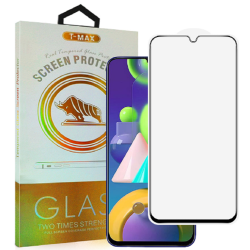T-Max Premium 3D Tempered Glass Full Glue Fluid Despensing - Αντιχαρακτικό Γυαλί Οθόνης Samsung Galaxy M21 - Black (5206015066177)
