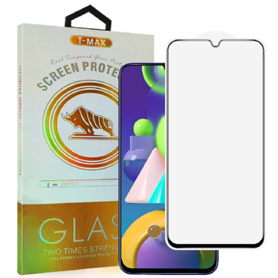 T-Max Premium 3D Tempered Glass Full Glue Fluid Despensing - Αντιχαρακτικό Γυαλί Οθόνης Samsung Galaxy M21 - Black (5206015066177)