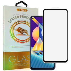 T-Max Premium 3D Tempered Glass Full Glue Fluid Despensing - Αντιχαρακτικό Γυαλί Οθόνης Samsung Galaxy M11 - Black (5206015066160)