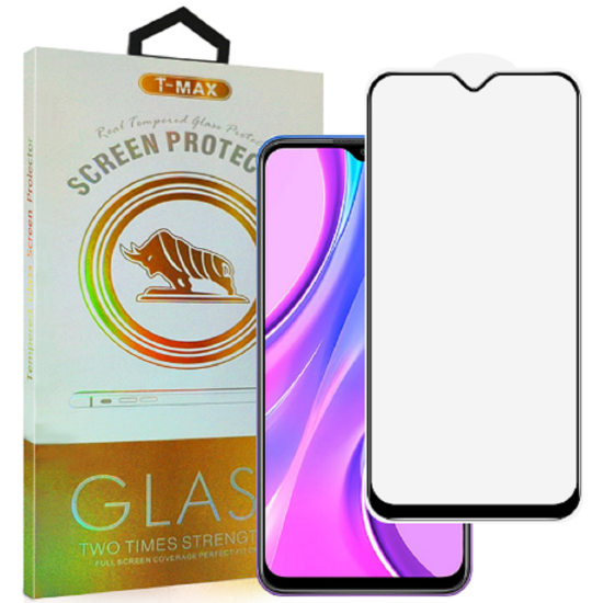 T-Max Premium 3D Tempered Glass Full Glue Fluid Despensing - Αντιχαρακτικό Γυαλί Οθόνης Xiaomi Redmi 9 - Black (5206015065866)