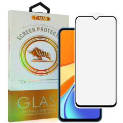 T-Max Premium 3D Tempered Glass Full Glue Fluid Despensing - Αντιχαρακτικό Γυαλί Οθόνης Xiaomi Redmi 9C - Black (5206015065880)