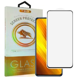 T-Max Premium 3D Tempered Glass Full Glue Fluid Despensing - Αντιχαρακτικό Γυαλί Οθόνης Xiaomi Poco X3 NFC / X3 Pro - Black (5206015065903)