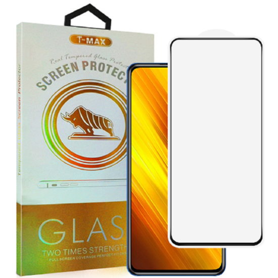 T-Max Premium 3D Tempered Glass Full Glue Fluid Despensing - Αντιχαρακτικό Γυαλί Οθόνης Xiaomi Poco X3 NFC / X3 Pro - Black (5206015065903)