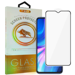 T-Max Premium 3D Tempered Glass Full Glue Fluid Despensing - Αντιχαρακτικό Γυαλί Οθόνης Xiaomi Redmi Note 8 Pro - Black (5206015065781)