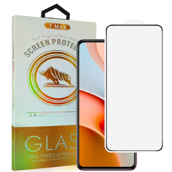 T-Max Premium 3D Tempered Glass Full Glue Fluid Despensing - Αντιχαρακτικό Γυαλί Οθόνης Xiaomi Redmi Note 9 Pro - Black (5206015065811)