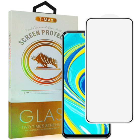 T-Max Premium 3D Tempered Glass Full Glue Fluid Despensing - Αντιχαρακτικό Γυαλί Οθόνης Xiaomi Redmi Note 9S - Black (5206015065828)