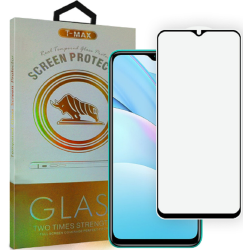 T-Max Premium 3D Tempered Glass Full Glue Fluid Despensing - Αντιχαρακτικό Γυαλί Οθόνης Xiaomi Redmi Note 9 - Black (5206015065804)