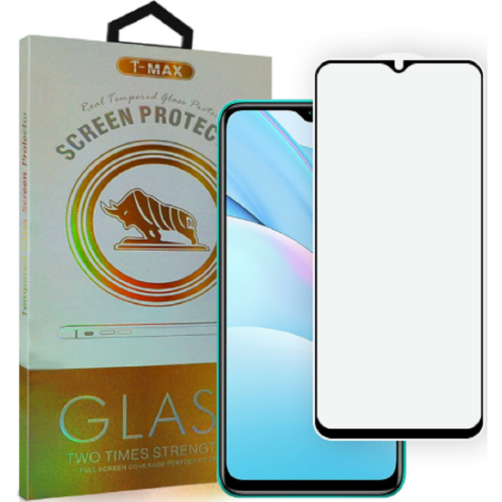 T-Max Premium 3D Tempered Glass Full Glue Fluid Despensing - Αντιχαρακτικό Γυαλί Οθόνης Xiaomi Redmi Note 9 - Black (5206015065804)