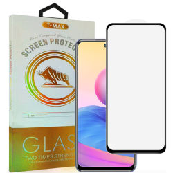 T-Max Premium 3D Tempered Glass Full Glue Fluid Despensing - Αντιχαρακτικό Γυαλί Οθόνης Xiaomi Redmi Note 10 / Note 10S - Black (5206015065842)