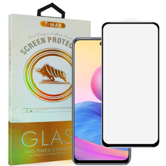 T-Max Premium 3D Tempered Glass Full Glue Fluid Despensing - Αντιχαρακτικό Γυαλί Οθόνης Xiaomi Redmi Note 10 / Note 10S - Black (5206015065842)
