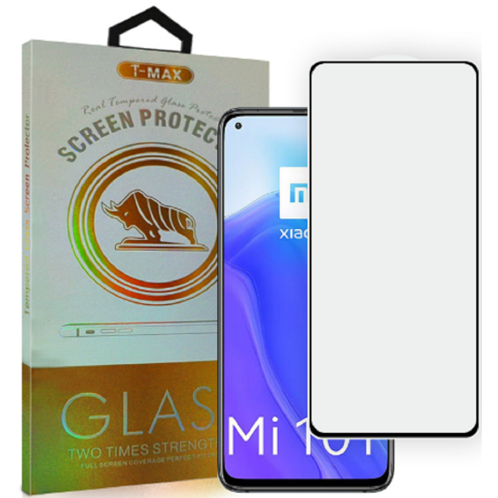 T-Max Premium 3D Tempered Glass Full Glue Fluid Despensing - Αντιχαρακτικό Γυαλί Οθόνης Xiaomi Mi 10T - Black (5206015065941)
