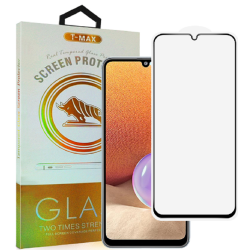 T-Max Premium 3D Tempered Glass Full Glue Fluid Despensing - Αντιχαρακτικό Γυαλί Οθόνης Samsung Galaxy A32 4G - Black (5206015066283)