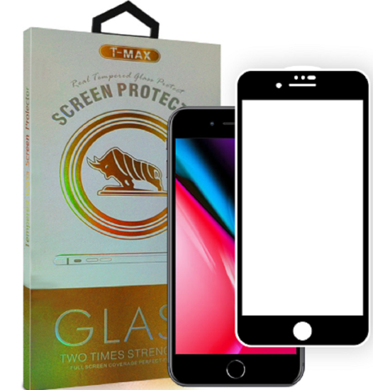 T-Max Premium 3D Tempered Glass Full Glue Fluid Despensing - Αντιχαρακτικό Γυαλί Οθόνης Apple iPhone 8 Plus / 7 Plus - Black (5206015066313)
