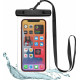 Tech-Protect Universal Waterproof - Αδιάβροχη Θήκη για Κινητά έως 6.9'' - IPX8 - Black / Clear (6216990212710)