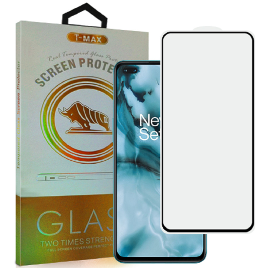 T-Max Premium 3D Tempered Glass Full Glue Fluid Despensing - Αντιχαρακτικό Γυαλί Οθόνης OnePlus Nord - Black (5206015066351)
