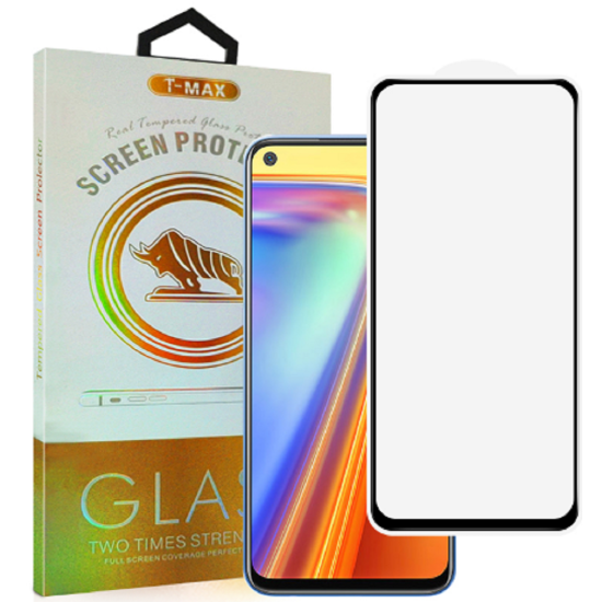 T-Max Premium 3D Tempered Glass Full Glue Fluid Despensing - Αντιχαρακτικό Γυαλί Οθόνης Realme 7 - Black (5206015066450)