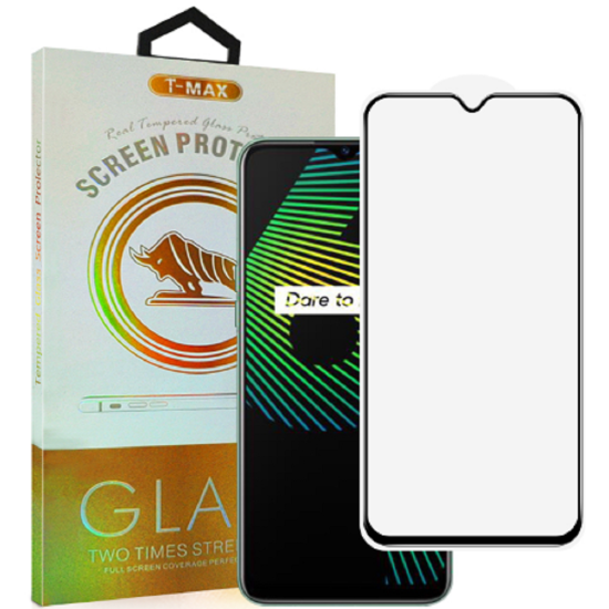 T-Max Premium 3D Tempered Glass Full Glue Fluid Despensing - Αντιχαρακτικό Γυαλί Οθόνης Realme 6i - Black (5206015066405)
