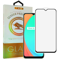 T-Max Premium 3D Tempered Glass Full Glue Fluid Despensing - Αντιχαρακτικό Γυαλί Οθόνης Realme C11 - Black (5206015066443)