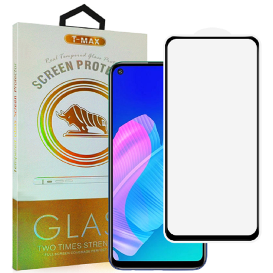 T-Max Premium 3D Tempered Glass Full Glue Fluid Despensing - Αντιχαρακτικό Γυαλί Οθόνης Huawei P40 Lite E - Black (5206015066047)