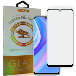 T-Max Premium 3D Tempered Glass Full Glue Fluid Despensing - Αντιχαρακτικό Γυαλί Οθόνης Huawei P Smart S - Black (5206015066009)