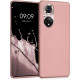 KWmobile Θήκη Σιλικόνης Honor 50 Pro - Metallic Rose Gold (55786.31)
