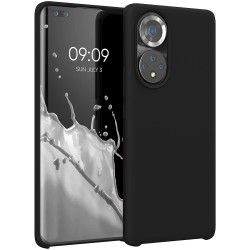 KWmobile Θήκη Σιλικόνης Honor 50 Pro - Soft Flexible Rubber Cover - Black (55482.01)