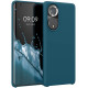 KWmobile Θήκη Σιλικόνης Honor 50 Pro - Soft Flexible Rubber Cover - Teal Matte (55482.57)