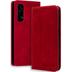 Bodycell Θήκη - Πορτοφόλι Realme 7 - Red (5206015064067)