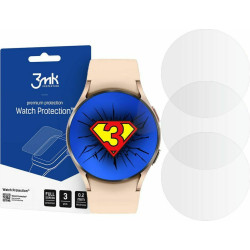 3MK Premium Flexible Glass - Αντιχαρακτικό Υβριδικό Προστατευτικό Γυαλί - Samsung Galaxy Watch 4 40mm - 0.2mm - 3 Τεμάχια (5903108434799)